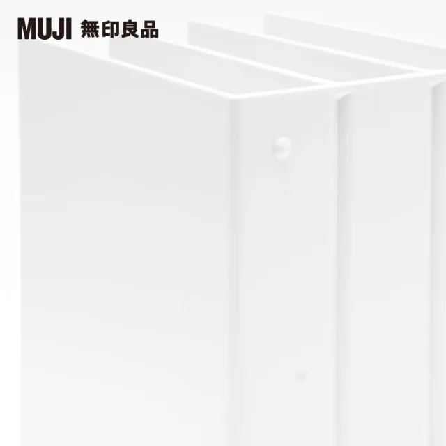 【MUJI 無印良品】聚苯乙烯分隔板.白灰.3分隔/小.約210x135x160mm