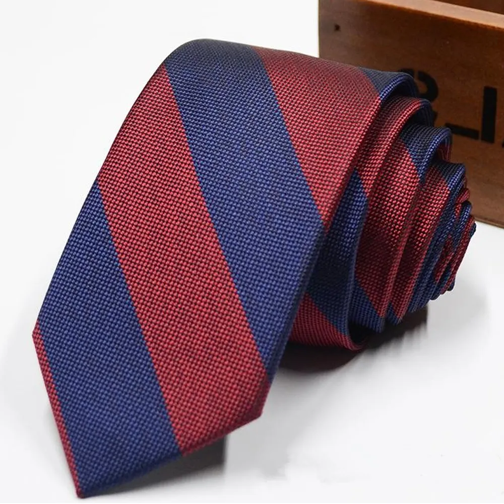【拉福】領帶窄版領帶倫敦6cm領帶手打領帶(藍紅)