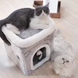 【IDEA】寵物機能收納型立體貓睡屋
