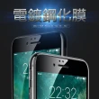 iPhone 6 6S Plus 絲印滿版保護貼手機電鍍9H玻璃鋼化膜(iPhone6s保護貼 iPhone6SPlus保護貼)