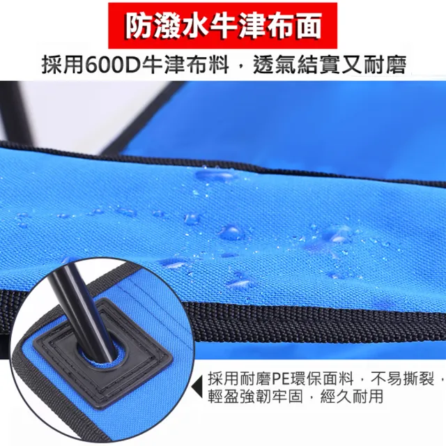 【VENCEDOR】露營折疊扶手椅(烤肉 戶外 露營折疊扶手收納椅 釣魚椅 露營椅 戶外椅 野餐-1入)