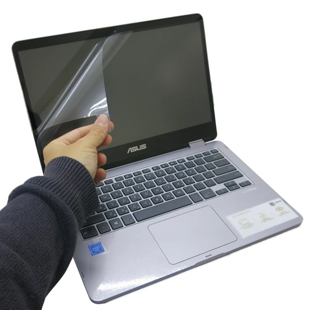 Ezstick ASUS VivoBook Flip J401MA 靜電式筆電LCD液晶螢幕貼(可選鏡面或霧面)