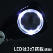 【I.L.K.】10x/20.5mm 日本製LED三片式消色差珠寶放大鏡(7016L)