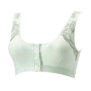 【Gennies 奇妮】3件組*哺乳內衣 戀戀蕾絲前開釦無鋼圈內衣(共2色)