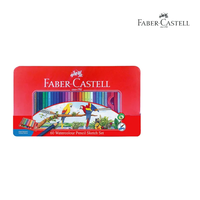 【Faber-Castell】60色紅盒色鉛筆(開學 文具 畫畫 美術 寫生 禮物)