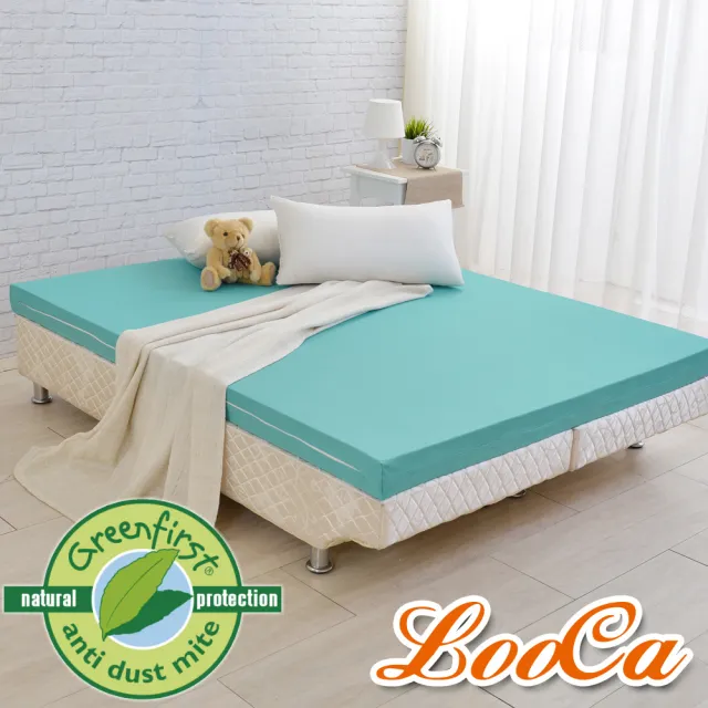 【LooCa】頂級10cm防蹣+防蚊+超透氣記憶床墊(單大3.5尺-送記憶枕X1)