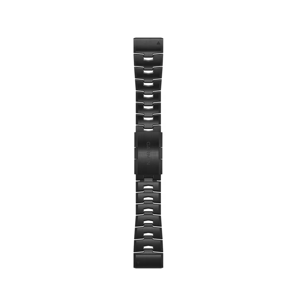 【GARMIN】QUICKFIT 26mm 石墨灰DLC鈦金錶帶