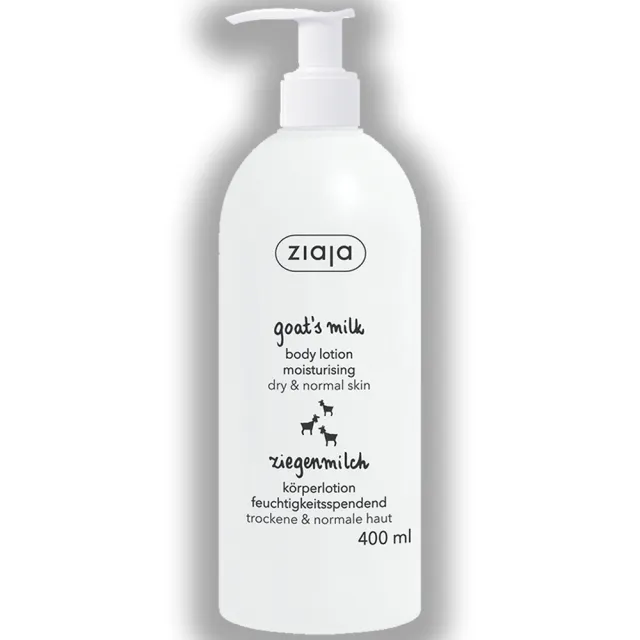 【ziaja 齊葉雅】羊奶嫩白柔膚身體乳液400ml