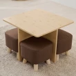 【MIYAZAKI】日式極簡風和室桌-1桌4椅組合(桌几/小茶几)