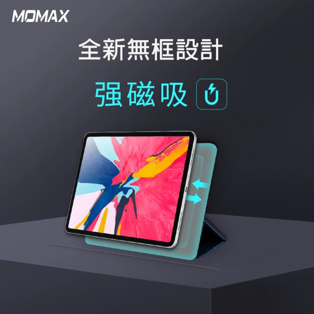 【Momax】MOMAX Flip Cover 磁吸保護殼-iPad Pro 12.9″ 2018(新款ipad pro)