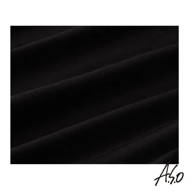 【A.S.O 阿瘦集團】負離子系列-男士排汗短袖上衣(黑色)