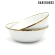 【Barebones】CKW-390 琺瑯碗組-兩入一組 / 蛋殼白(湯碗 飯碗 餐具 備料碗)
