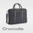 【Crocodile】Crocodile 鱷魚皮件 公事包   0104-07607(Marvel布配皮系列)