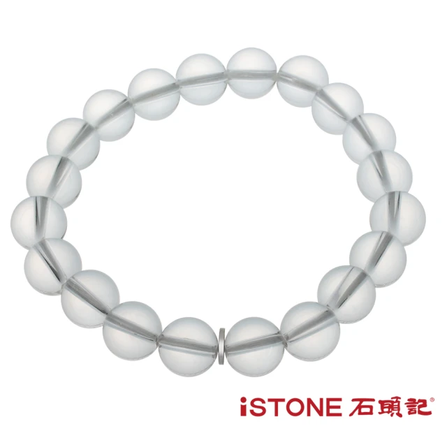 【石頭記】白水晶手鍊(品牌經典-12mm)