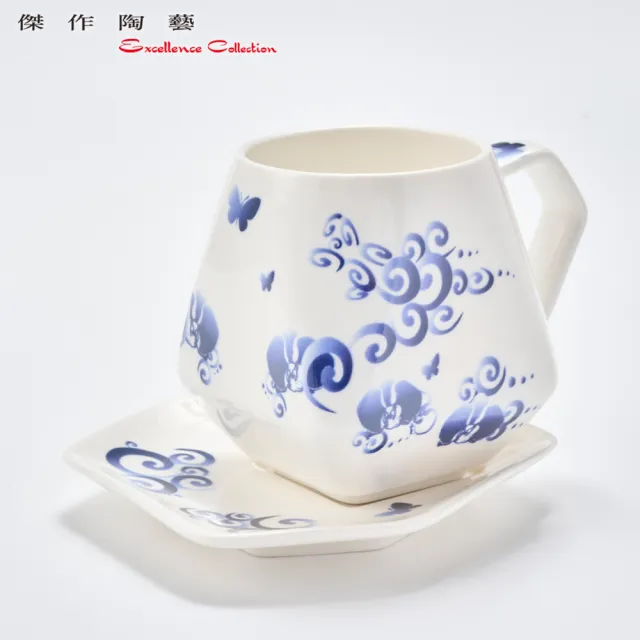【傑作陶藝Excellence Collection】青龍天燈咖啡杯(L36)