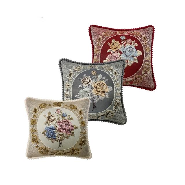 【J&N】宮廷花園抱枕60*60(2入)