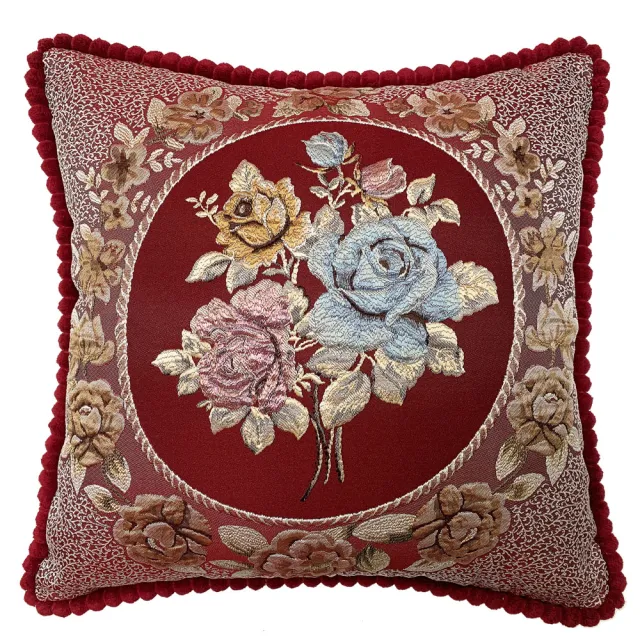 【J&N】宮廷花園抱枕60*60(2入)