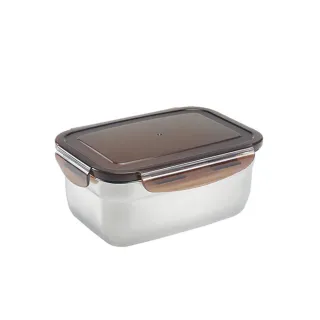 【CookPower鍋寶】316不鏽鋼保鮮盒1100ML-長方形(BVS-1101)