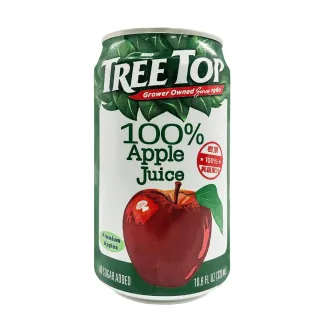 【美式賣場】Tree Top 樹頂 100％純蘋果汁(320ml*24入/箱)