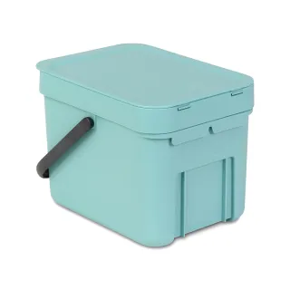 【Brabantia】多功能餐廚置物桶6L-薄荷藍