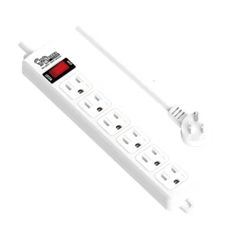 【雙手萬能】1開6插3P過載防護延長線4.5米