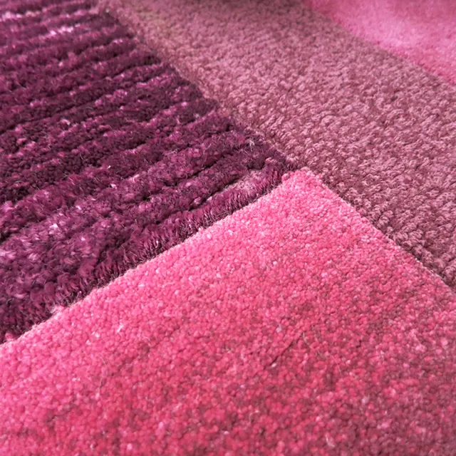 【山德力】ESPRIT 地毯 紫淵 70X140CM(紫色 客廳 書房  起居 生活美學)