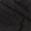 【NST JEANS】Classic Bk 夏日黑丹寧 英文側帶 男特大尺碼鬆緊帶短褲-中腰(390-9455)