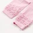 【公主童襪】超細纖維粉紅色抓皺九分兒童褲襪（1-7歲）