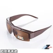 【Z-POLS】頂級可掀可包覆設計 搭載PC級Polarized寶麗來偏光抗UV400太陽眼鏡(可包覆近視眼鏡於內超實用)