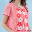 【RED HOUSE 蕾赫斯】格紋花朵印花外套(粉色)