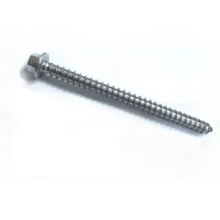SP002 六角頭螺絲 1/4X3-1/2英寸 不銹鋼 水泥壁釘(100支/包 白鐵 六角華司鐵板牙 水泥螺絲)
