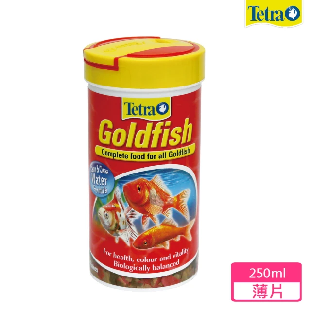 【TETRA 德彩】金魚薄片飼料-250ml