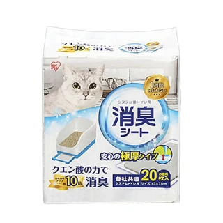 【IRIS】貓廁專用檸檬酸除臭尿布 20入