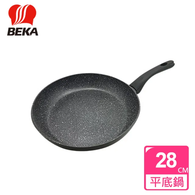 【BEKA貝卡】Kitchen Roc晶石鍋單柄不沾鍋平底鍋28cm(5113847284)