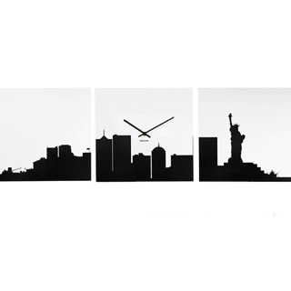 【歐洲名牌時鐘】荷蘭 KARLSSON-紐約壁鐘《歐型精品館》(簡約時尚造型/掛鐘/壁鐘/吊掛鐘)