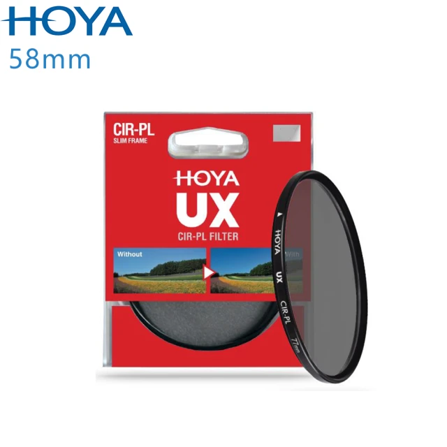 【HOYA】UX SLIM 58MM 超薄框CPL偏光鏡