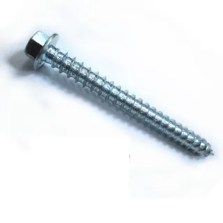 SP009 六角頭螺絲 1/4X2-1/2英寸電白 水泥壁釘（100支/包）鍍鋅 六角華司鐵板牙(水泥螺絲 六角釘)
