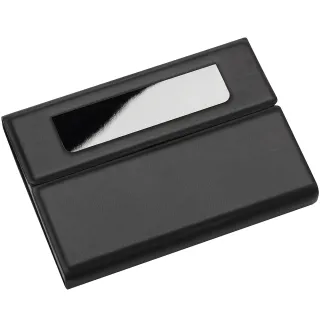 【REFLECTS】業務橫式名片盒 黑(證件夾 卡夾)