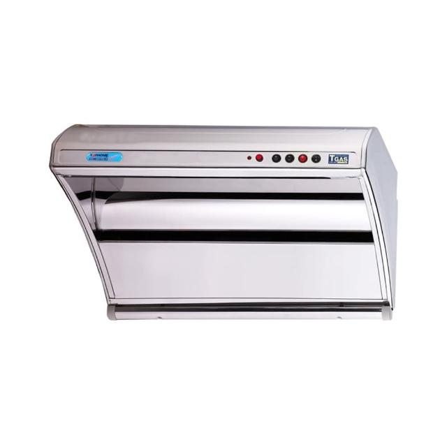 【TOPHOME莊頭北工業】三段斜背式排油煙機80公分 HS-8180(三段熱除抽油煙機 強吸力)