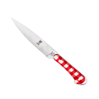 【Claude Dozorme】Vichy紅方格織布系列-切刀/雕刻刀(15公分)