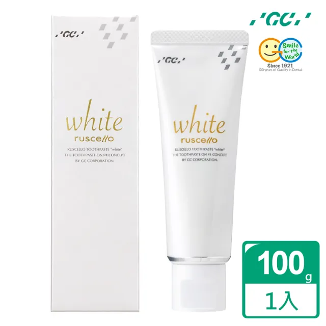 【日本 GC】ruscello white 美白牙膏(100g)