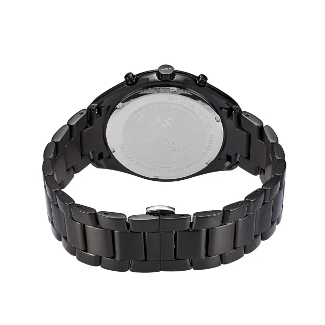 【LICORNE】力抗錶 撼動系列 經典工藝三眼手錶(黑/藍 LT138MBBI-N)