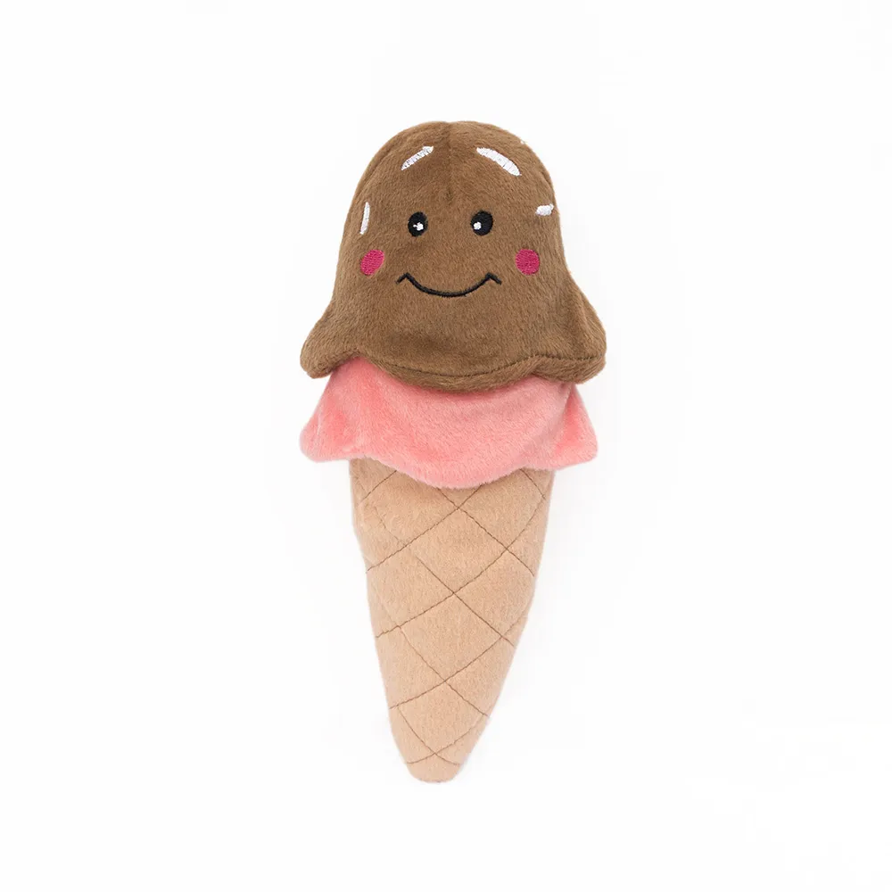 【ZippyPaws】美味啾關係-甜筒霜淇淋  有聲玩具(寵物玩具 有聲玩具)