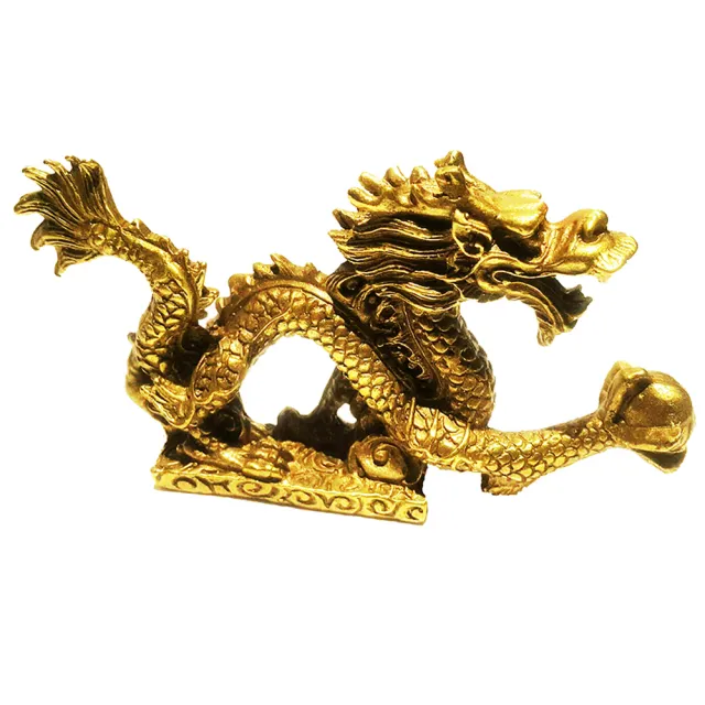 【開運陶源】金龍 銅龍(開光銅雕)