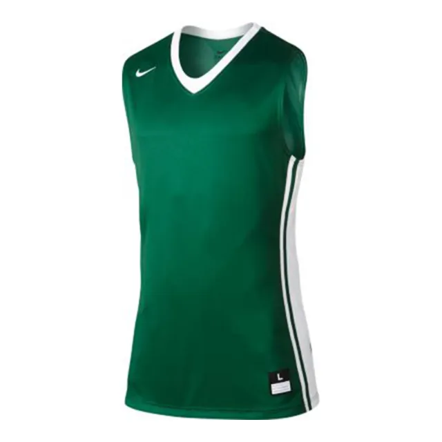 【NIKE 耐吉】Nike National Varsity Stock    男 籃球 背心 快乾 單面 球衣 綠(639395-342)