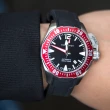 【HAMILTON 漢米爾頓】Khaki Navy 特種蛙人夜光機械錶 紅(H77725335)