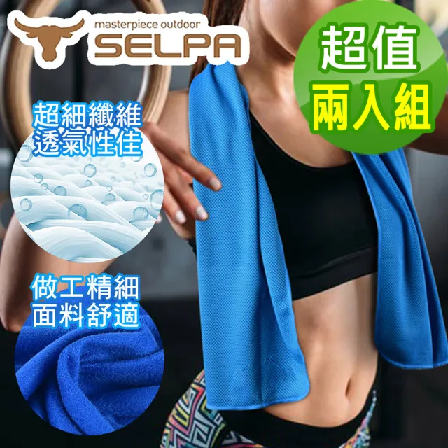 【SELPA】MIT 科技涼感速乾毛巾/三色任選(超值兩入組)