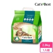 【CAT’S BEST 凱優】強效除臭凝結木屑砂（黑標凝結型）8L/2.9kg(貓砂、木屑砂)