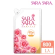 【SARA SARA 莎啦莎啦】玫瑰嫩白沐浴乳-補充包800g