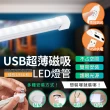 【新一代】線控USB超薄磁吸LED燈管/燈條52CM(可接行動電源使用)